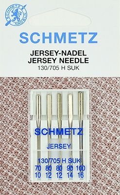 Иглы Schmetz джерси 130/705 H SUK (70x1, 80x2, 90x1, 100x1) 5 шт в Балабаново