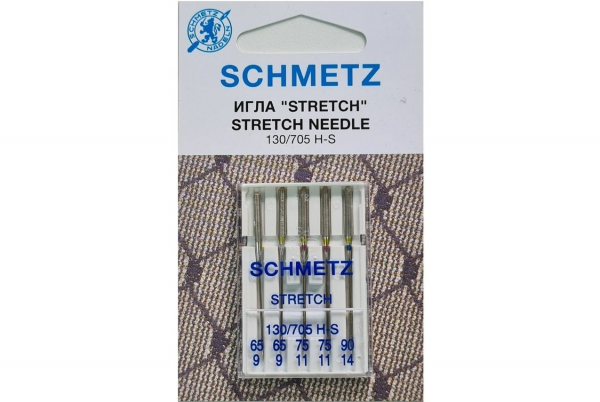 Иглы Schmetz стрейч combi (65x2, 75x2, 90x1), 5 шт в Балабаново